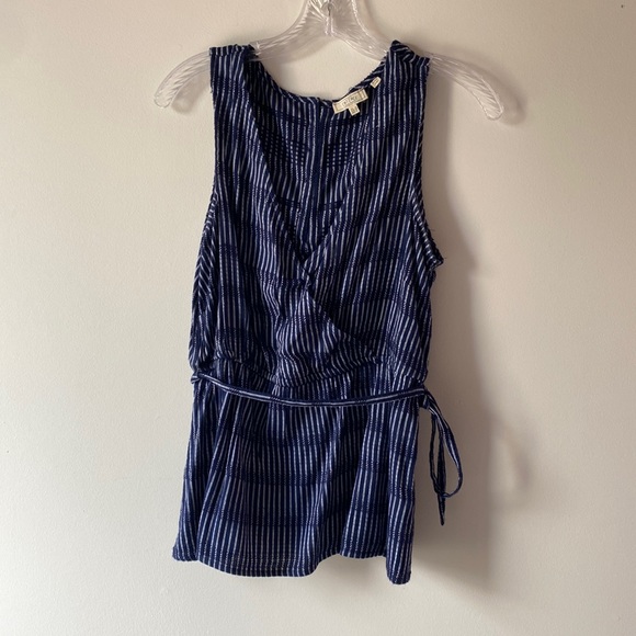 Fat Face Tops - Blue Fat Face Sleeveless Blouse